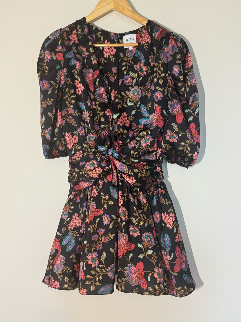 MISA Los Angeles Narcissa Gemstone Floral Mini Dress Size S - Picture 6 of 10